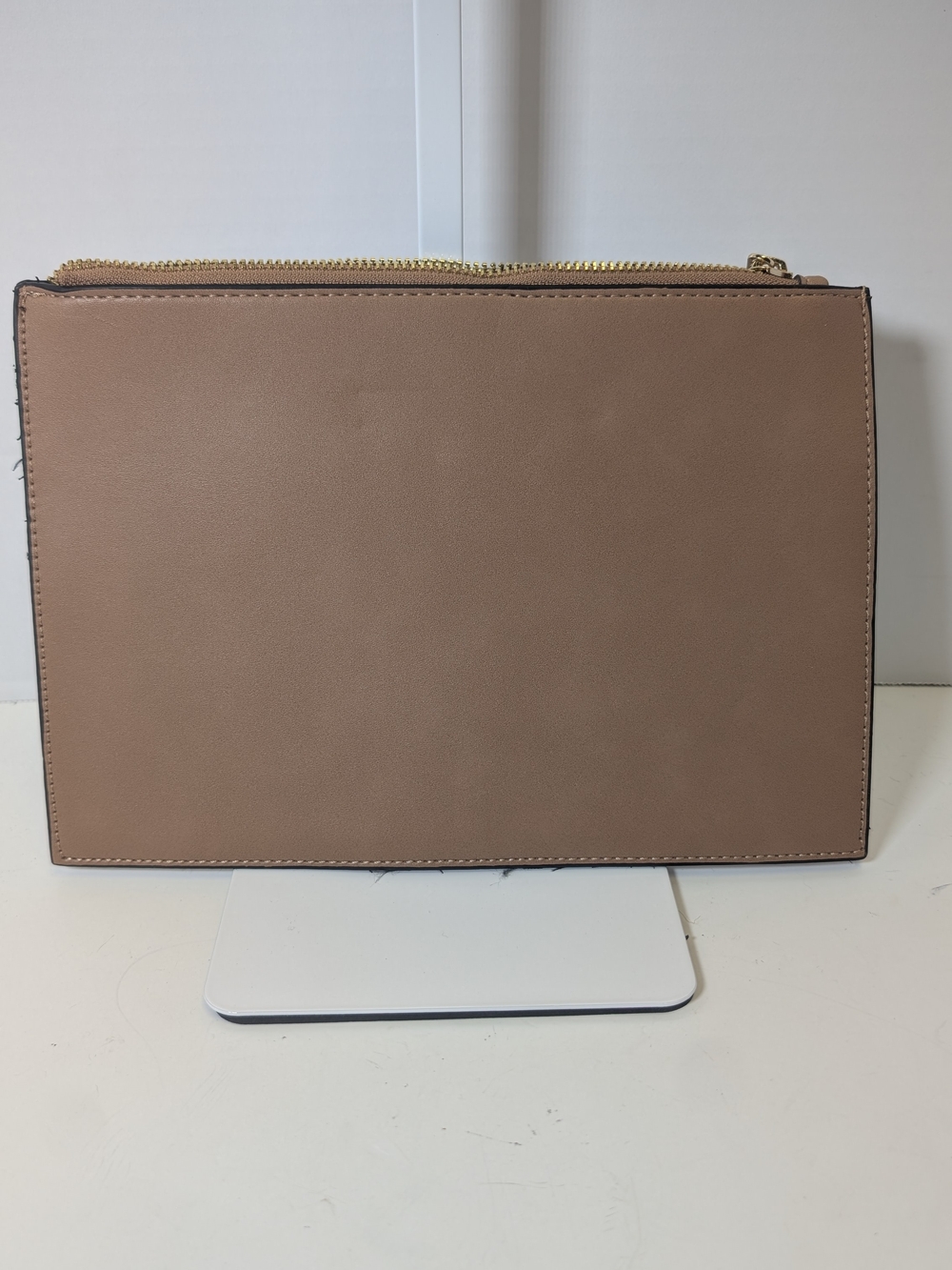 Ann Taylor Black and Gold Small Zip Pouch